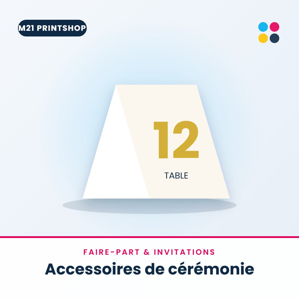 Accessoires de cérémonie – M21 Printshop Abidjan