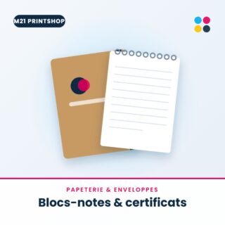 Blocs-notes & certificats