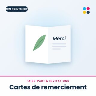 Cartes de remerciement (décès)