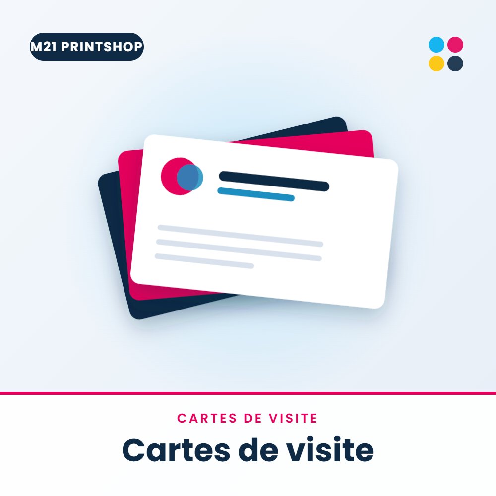 Cartes de visite – M21 Printshop Abidjan