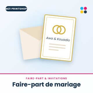 Faire-part de mariage