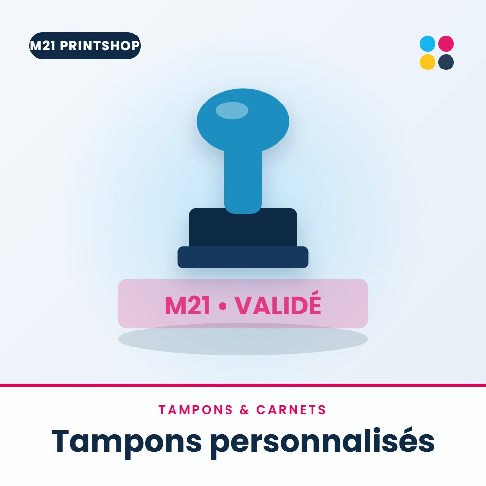 Tampons personnalisés – M21 Printshop Abidjan