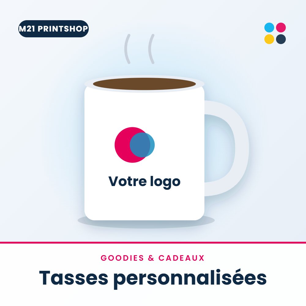 Tasses personnalisées – M21 Printshop Abidjan
